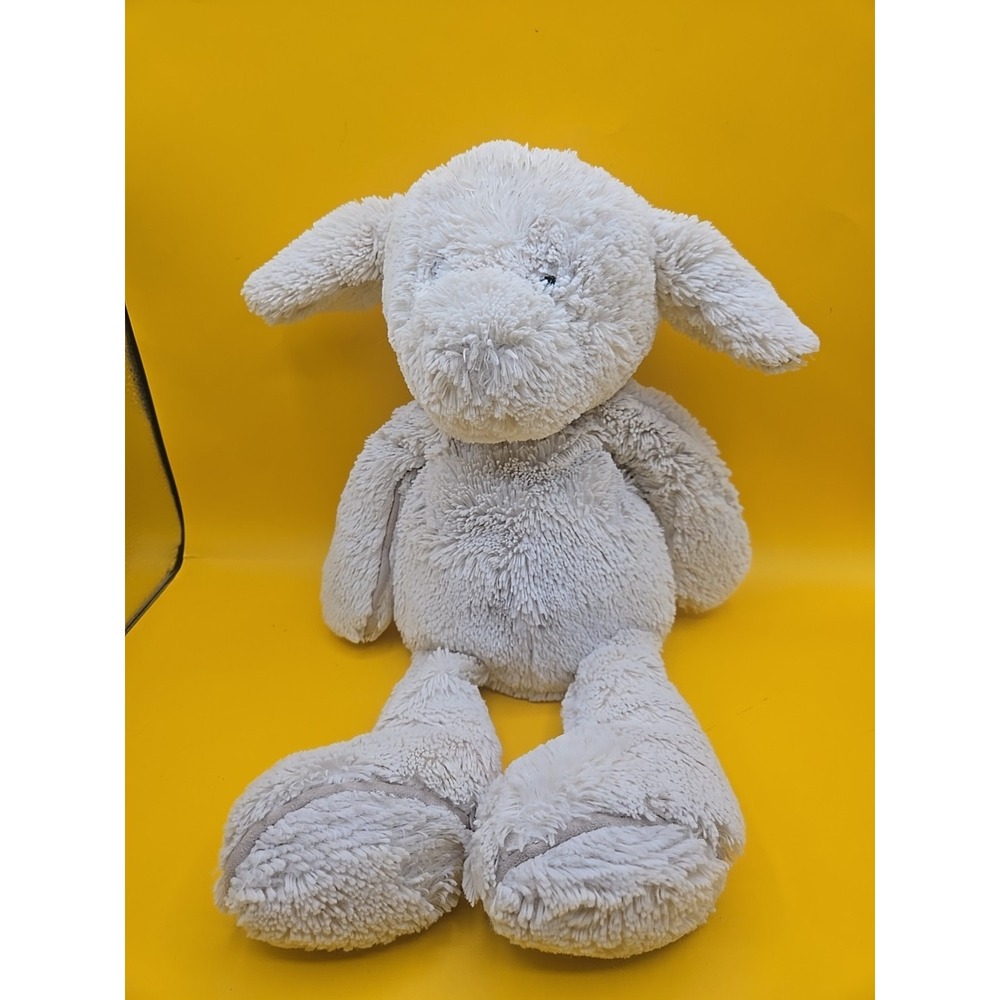 Jellycat Puffles Lamb Retired Cream Sheep Plush Stuffed Animal Rare HTF Suede...